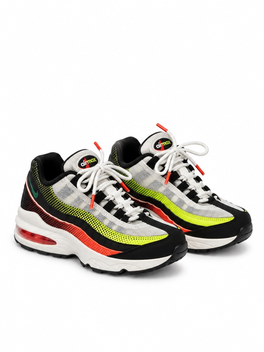Nike Air Max 95 Neon Multicolor Sneakers Youth 3.5Y / Women’s 5